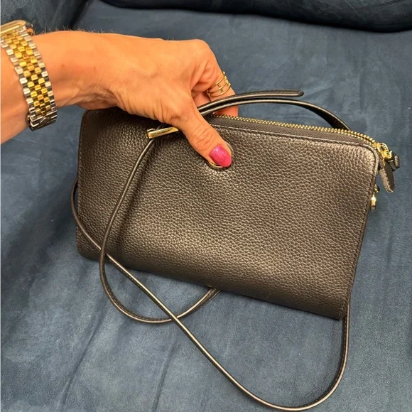 Tory Burch Black Leather Crossbody - Picture 7 of 7